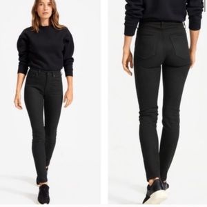 Everlane Black High Rise Skinny Jeans